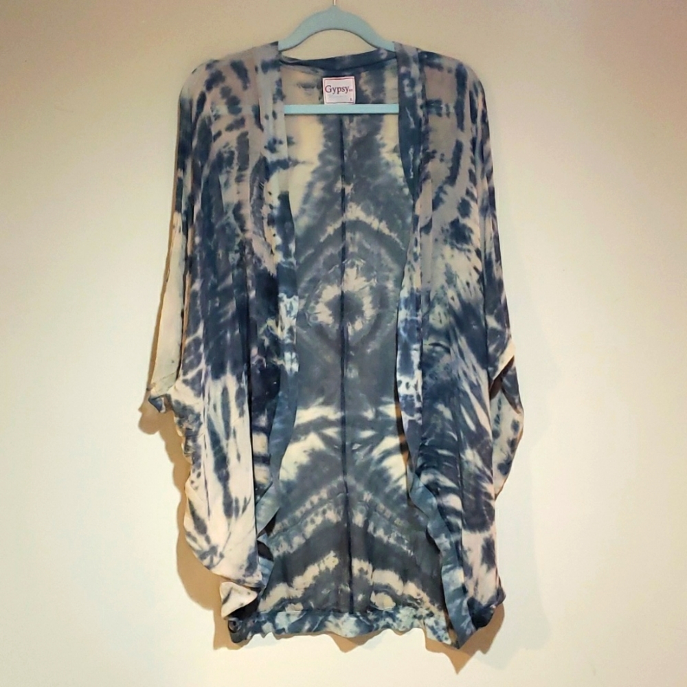 Gypsy 05 Flowy Kimono Tie Dye